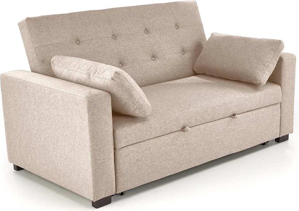 Beżowa sofa wypoczynkowa z funkcją spania K8-K13