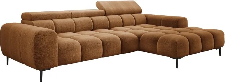 Narożnik PLAZA MINI Prawostronny w tkaninie EDEN 10 WERSAL