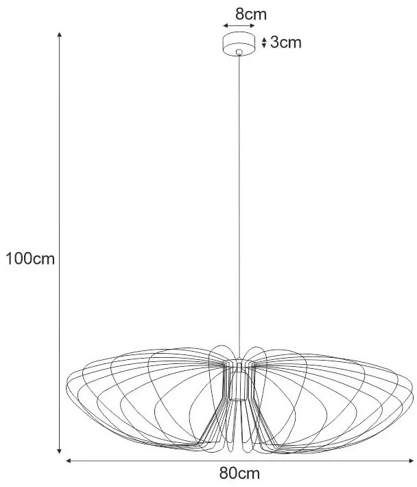Industrialna druciana lampa wisząca - 4X A792 C1-F01