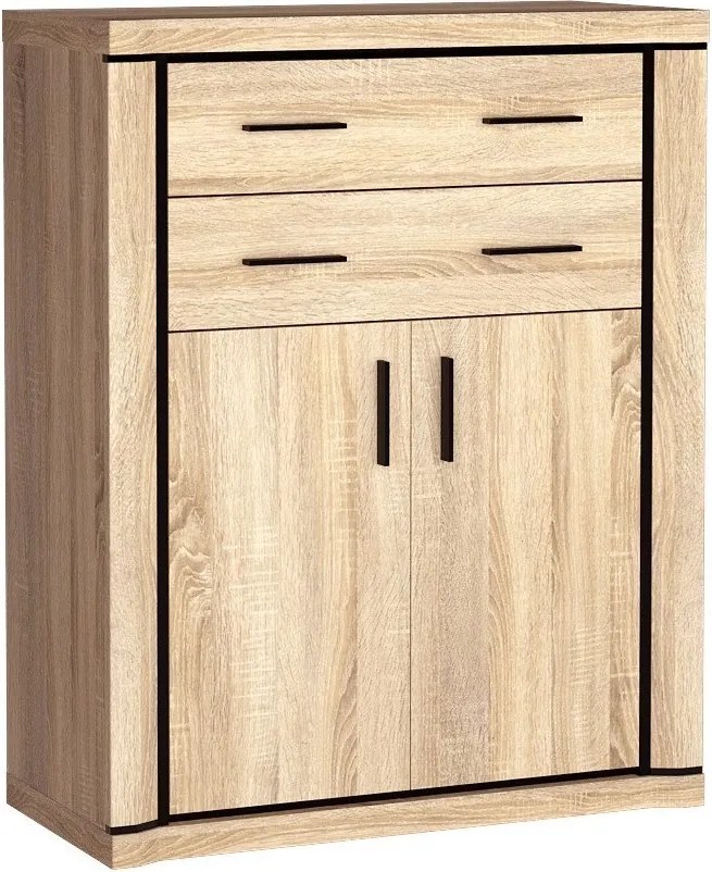 Komoda MALAGA 97 cm do Salonu Sypialni Dąb sonoma