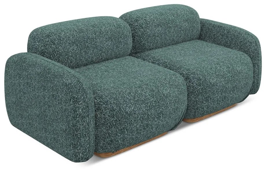 Turkusowa sofa modułowa 190 cm Ailani – Makamii