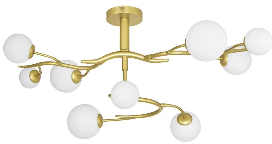 Brilagi - LED Żyrandol natynkowy MISTEL 9xG9/3W/230V złoty/biały