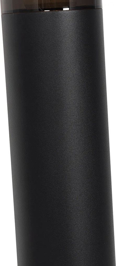 Nowoczesna czarna lampa zewnętrzna na słupie 80 cm IP44 - Rox