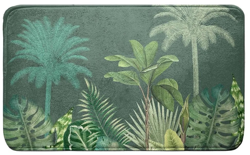 Zielony dywanik łazienkowy 45x75 cm Vagabonde – douceur d'intérieur