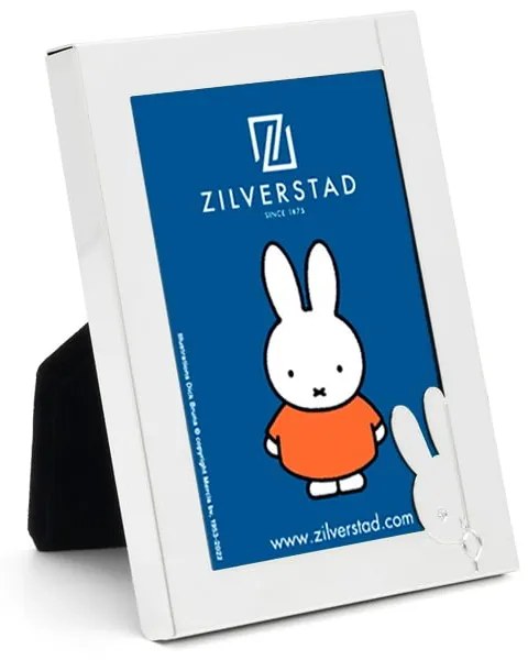 Metalowa ramka stojąca w kolorze srebra 8x10 cm Miffy – Zilverstad