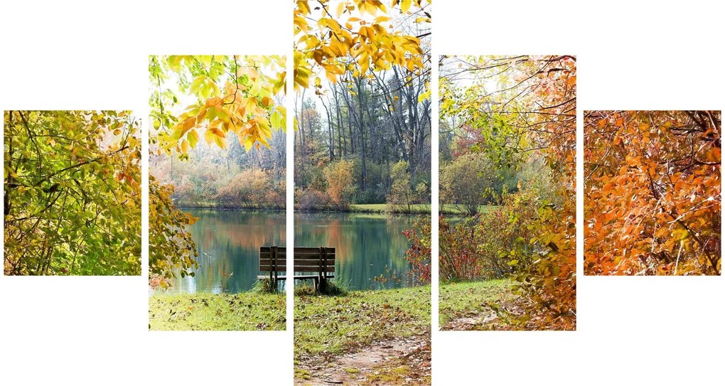 Obraz stawu (125x70 cm)