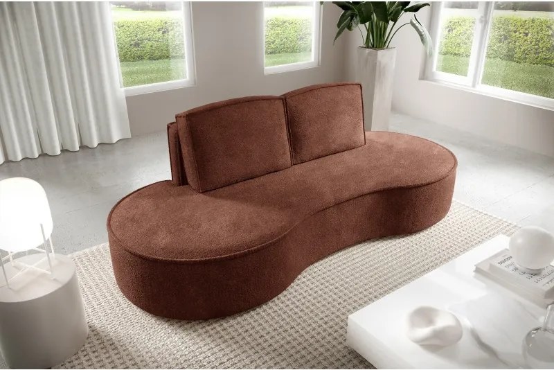 Sofa MOLLY z funkcja spania i pojemnikiem BRĄZOWY ABRIAMO 12