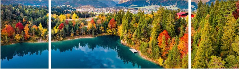 Obraz - Jezioro Urisee, Austria (170x50 cm)
