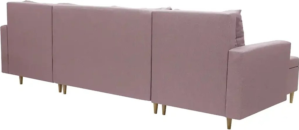 Narożnik U z funkcją spania KEN Beżowy