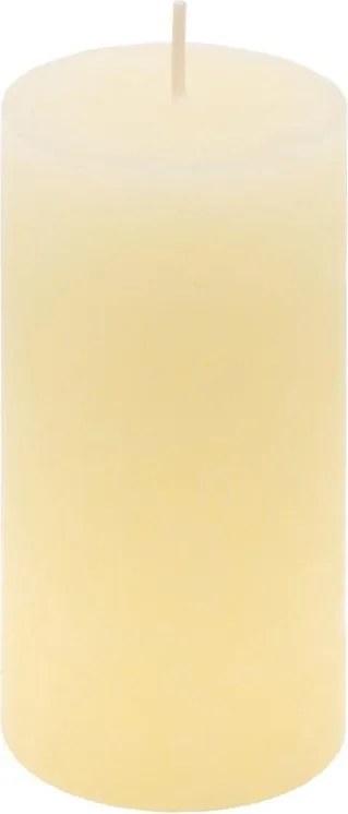 Zestaw świec rustykalnych, 10 cm, Ø 5 cm, kremowy, 16 szt.