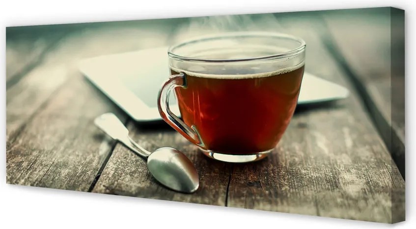 Obraz na płótnie Chwila z Ciepłą Herbatą