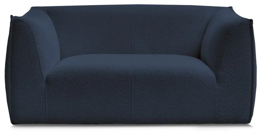 Ciemnoniebieska sofa z materiału bouclé 170 cm Giorgia – Bobochic Paris