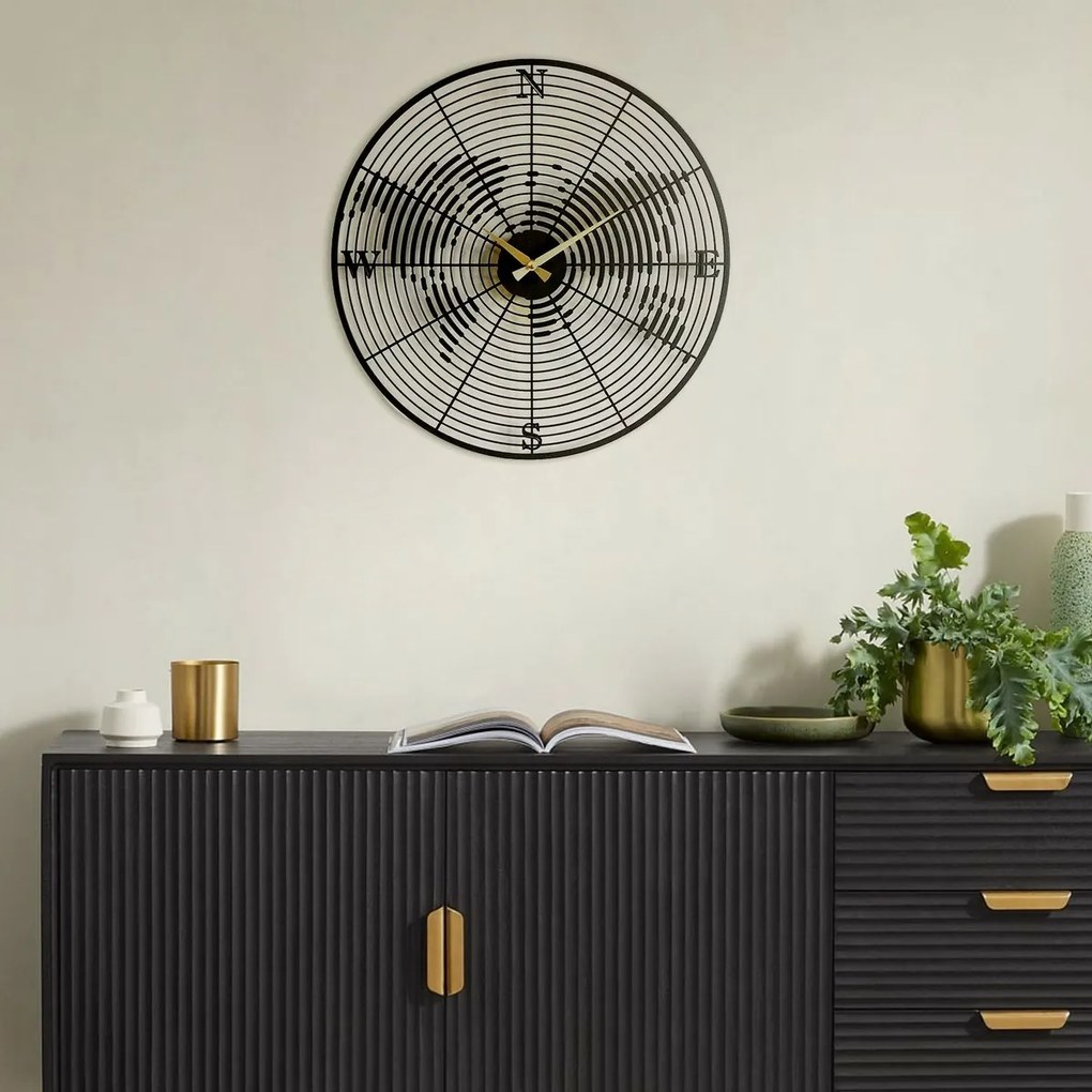 Zegar ścienny Coordinate APS018, Black, 49 x 49cm