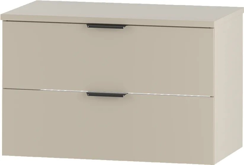 Kaszmirowy Zestaw do Łazienki 80cm Szafka z Blatem Pile