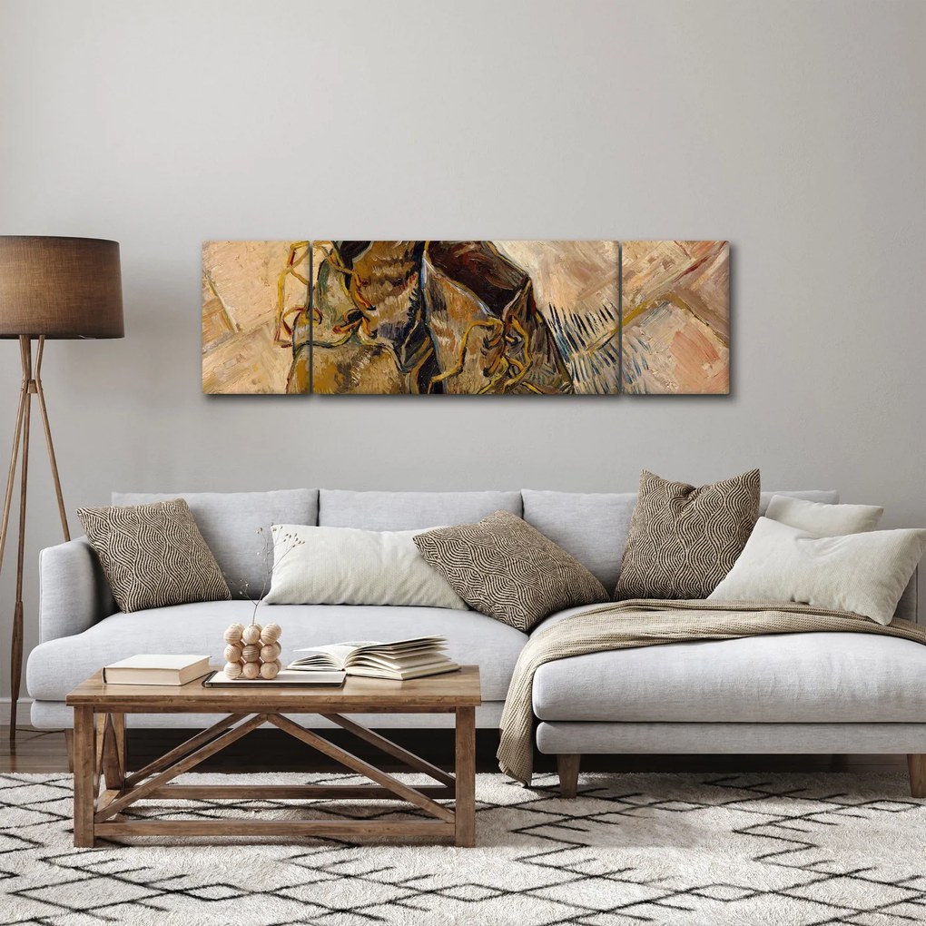 Obraz - Vincent van Gogh, Shoes, reprodukcje (170x50 cm)