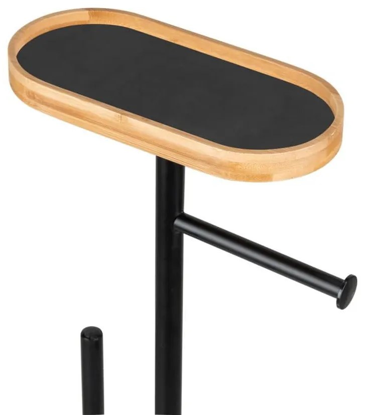 Stojak na papier toaletowy i szczotkę WC z półką na telefon RIVALTA, 4w1