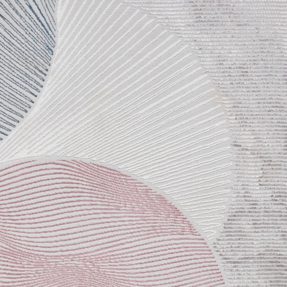 Jasnoniebiesko-jasnoróżowy dywan 160x230 cm Creation – Think Rugs