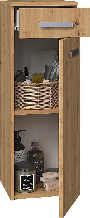Meble łazienkowe, Dąb Artisan, 85 x 30 x 30 cm