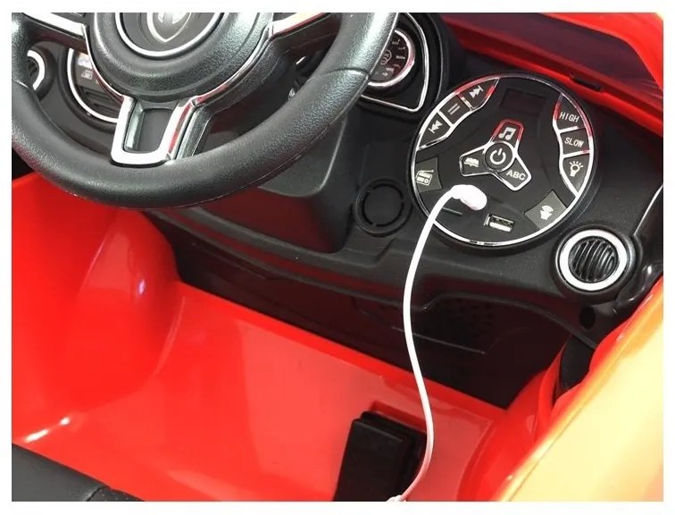 Auto na akumulator hl1538 czerwone