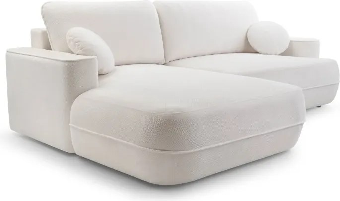 Narożnik FUEGO wolnostojący układ L strona Lewa z funkcją spania w tkaninie Bubble 13