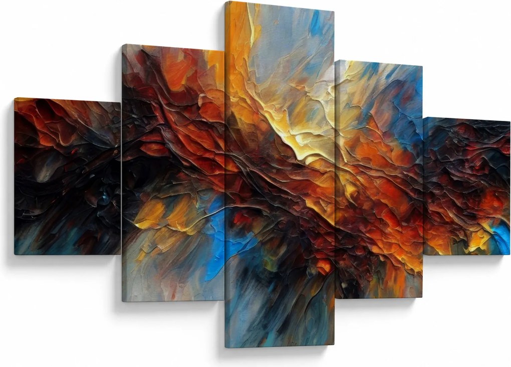 Obraz - Tekstura koloru (125x70 cm)