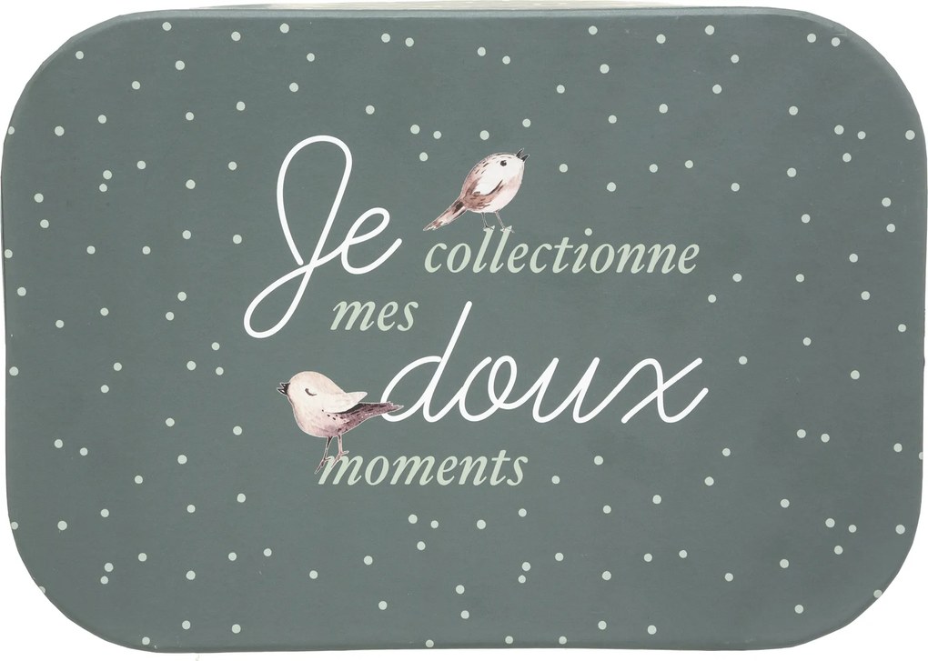 Pudełka ozdobne z pokrywą Leśni Przyjaciele, 3 sztuki