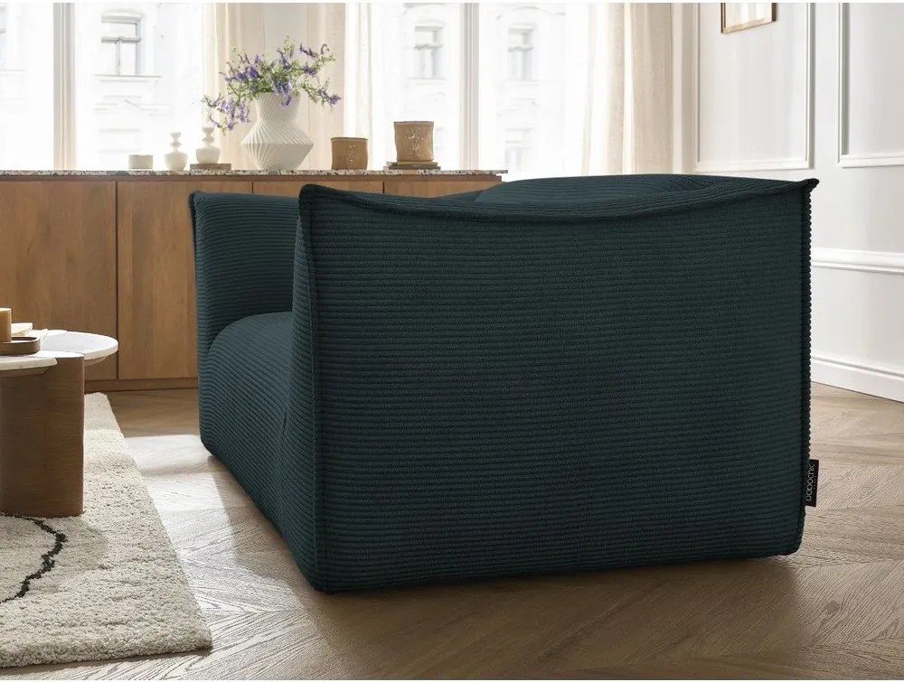 Ciemnoniebieska sztruksowa sofa 170 cm Giorgia – Bobochic Paris