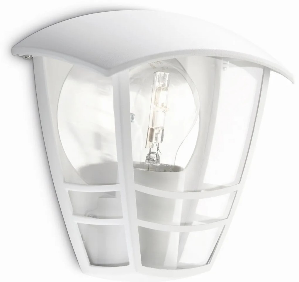 Philips 15387/31/16 Creek Zewnętrzna lampa ścienna19,5 cm, biała