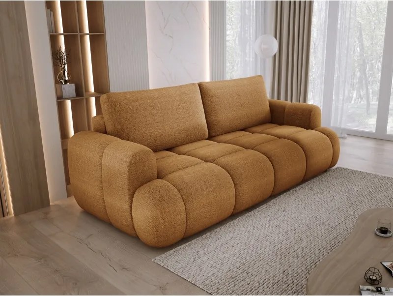 Sofa kanapa BOMO 3 osobowa z funkcją spania i pojemnikiem