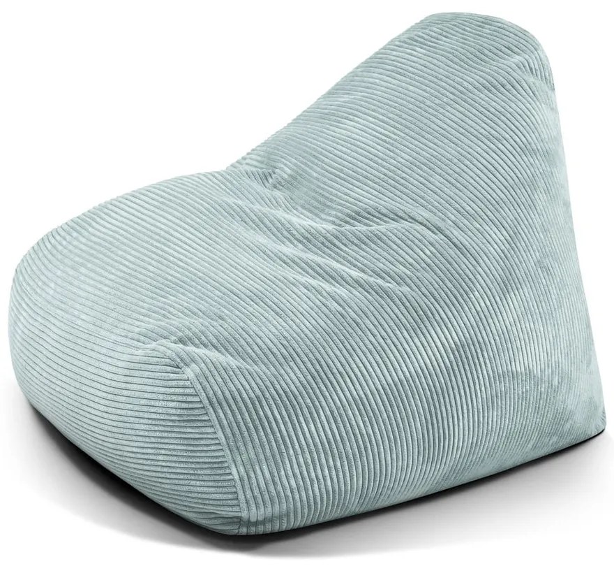 Miętowy sztruksowy worek do siedzenia Snug 100 – SLOWDOWN