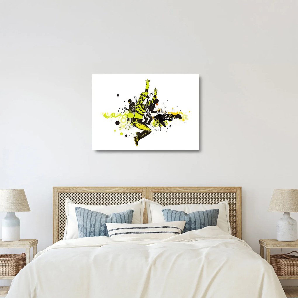 Obraz na szkle - Street dance (70x50 cm)