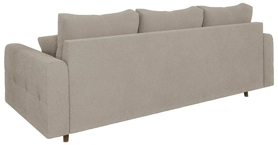 Beżowa sofa z materiału bouclé 210 cm Ariella – Ropez