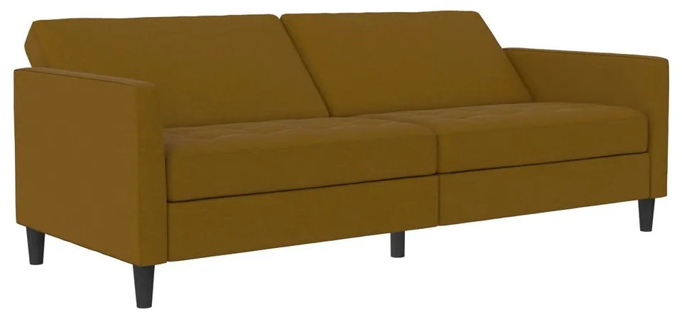 Żółta rozkładana sofa 86 cm Presley – Støraa