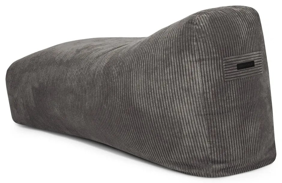 Brązowy sztruksowy worek do siedzenia Snug Long 140 – SLOWDOWN