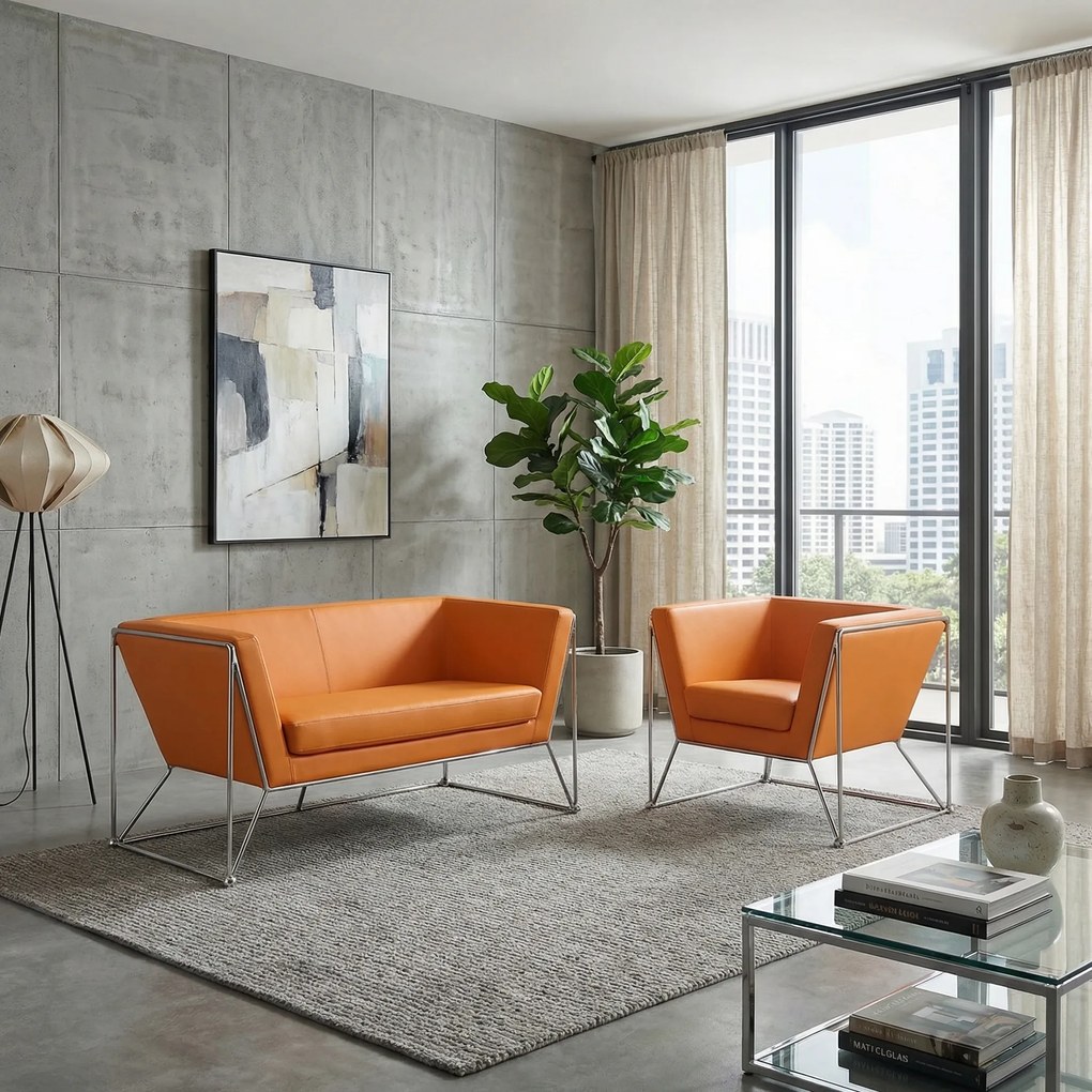 Sofa NET, 2-osobowa, czarna