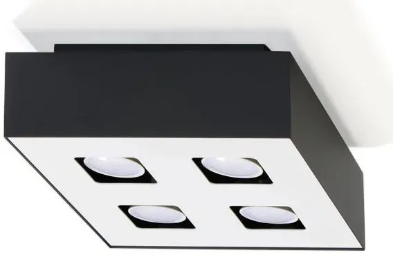 Nowoczesny plafon LED E776-Sofis - czarny