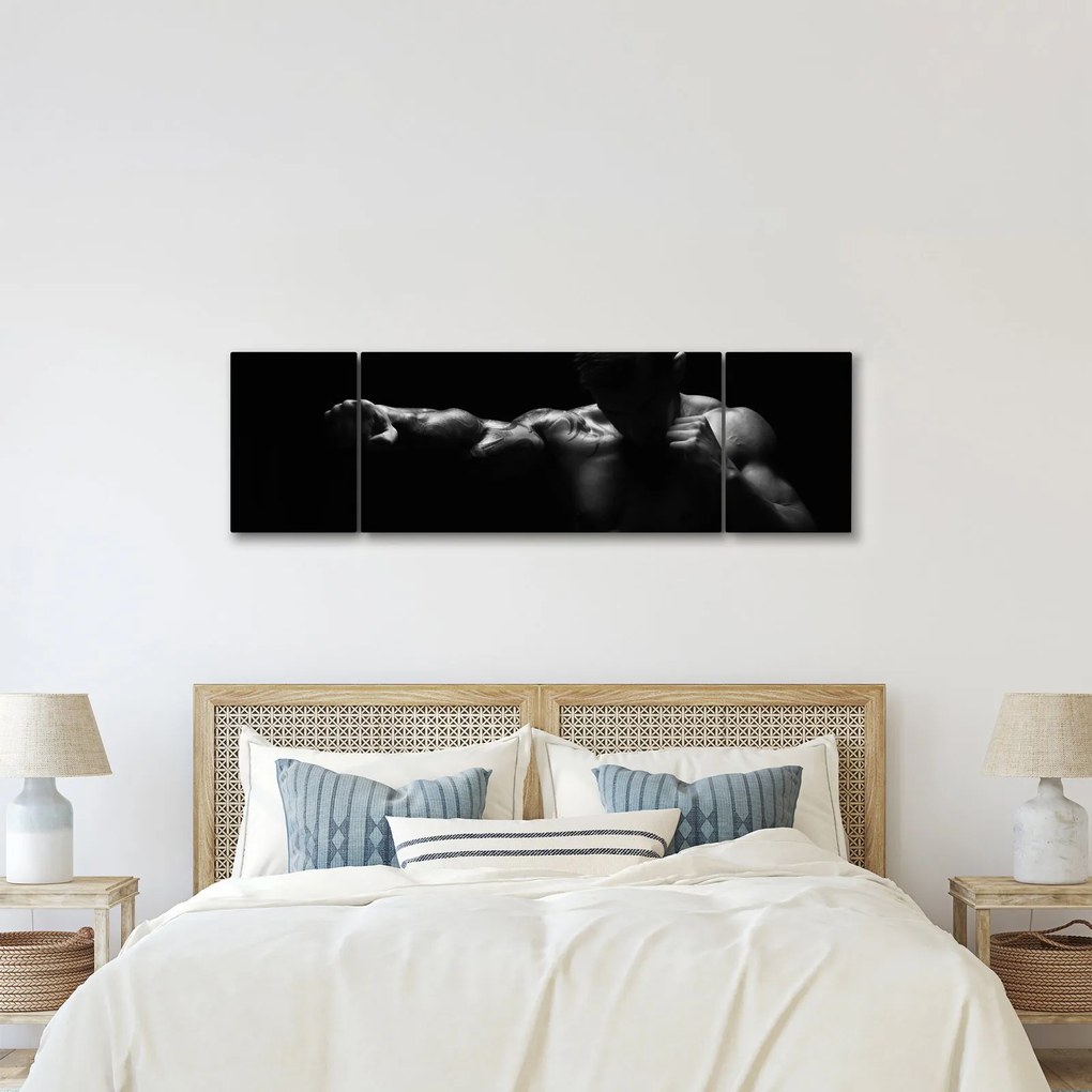 Obraz - Uderzenie pięścią (170x50 cm)