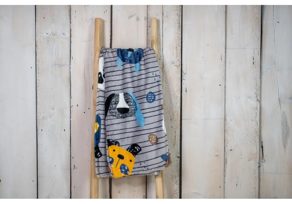 Koc z mikropluszu 200x150 cm Dogs – My House