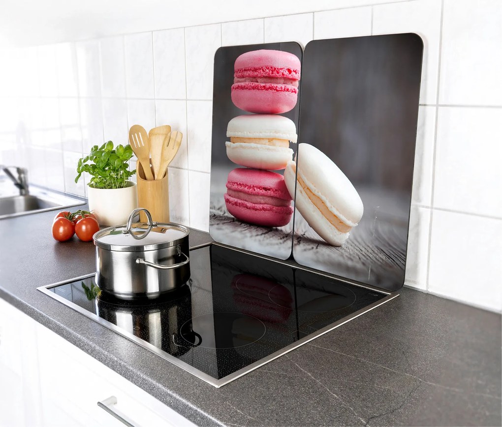 Szklane płyty ochronne MACARONS na kuchenkę – 2 sztuki, WENKO