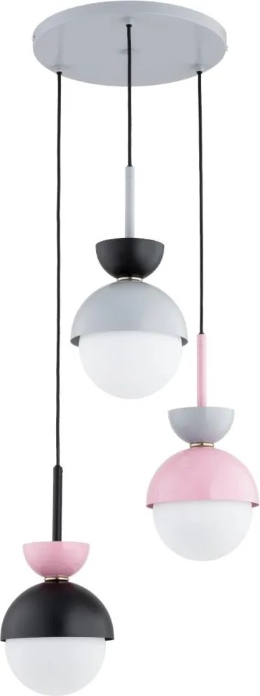 Žyrandol na lince IRSA 3xE27/15W/230V wielobarwny