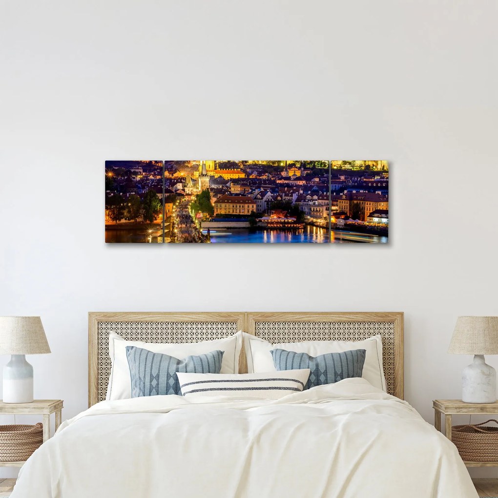 Obraz - Most Karola, Praga, Czechy (170x50 cm)