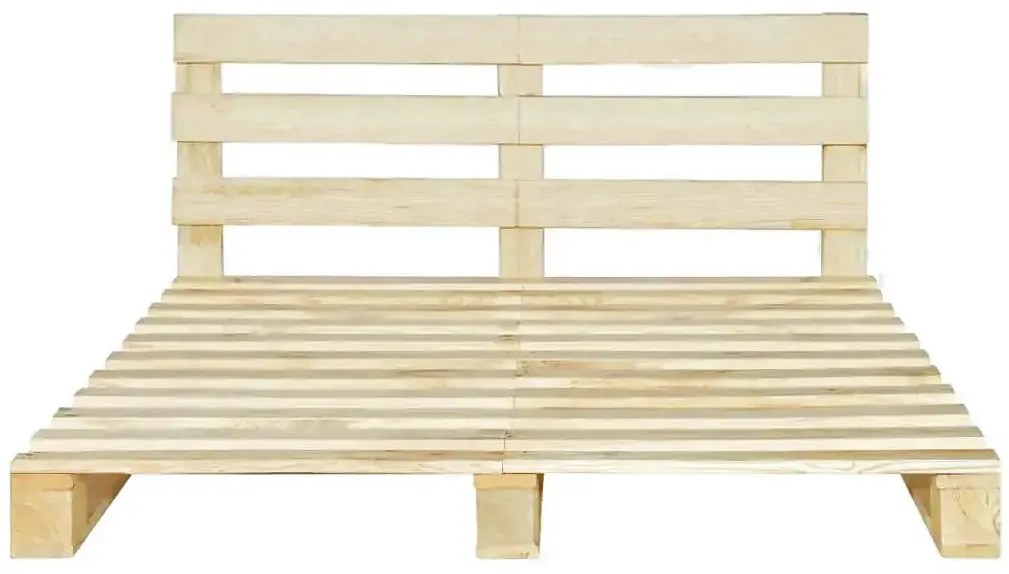 Podwójne łóżko z palet 180 x 200 cmZ8-R41