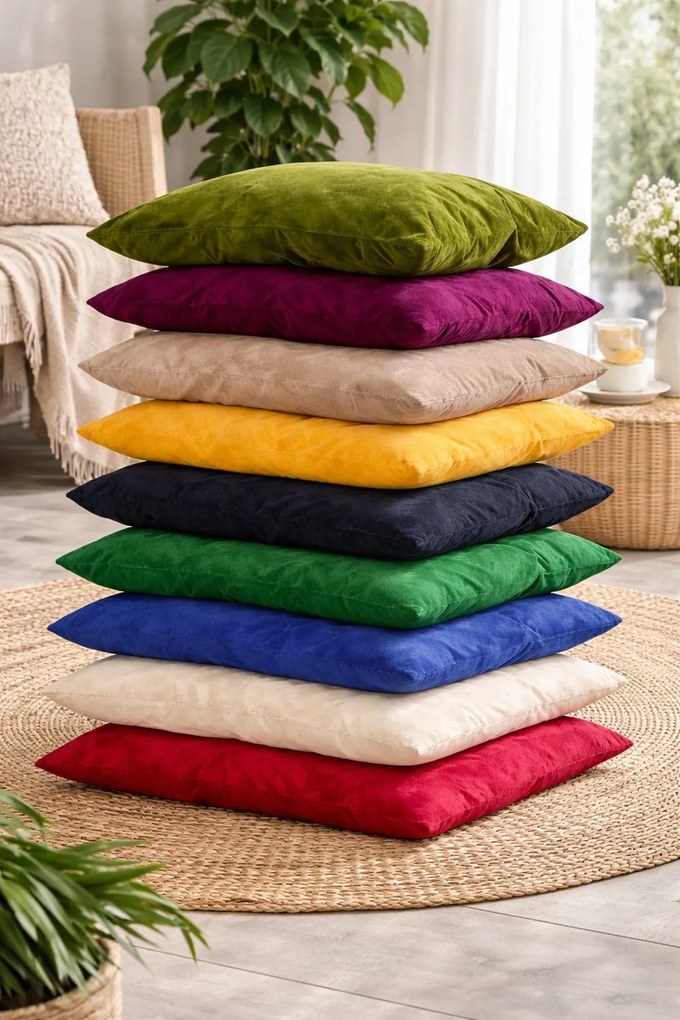 Poszewka na poduszkę dekoracyjna : Kolor tkaniny - VELVET - MG06, Rozmiar - 50x50, Typ tkaniny - Velvet
