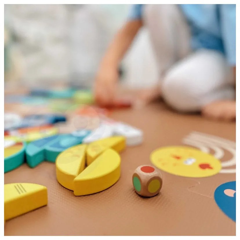 Tooky toy gra zręcznościowa klocki zwierzęta certyfikat fsc
