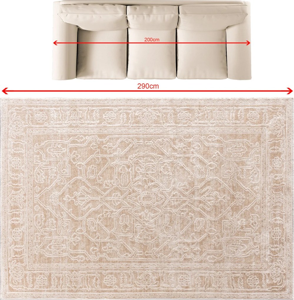 Dywan Caldera cream/camel 200x290 cm
