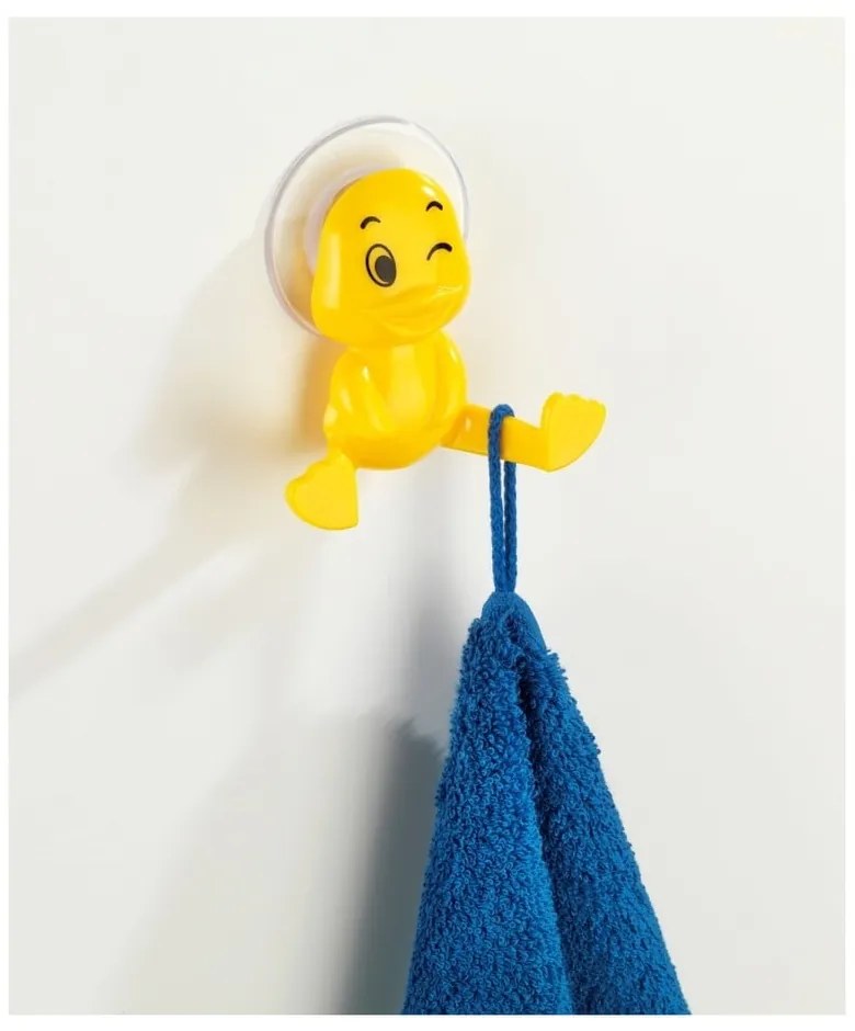 Żółty haczyk ścienny Wenko Duck