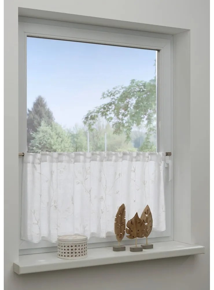 Biała firanka 45x140 cm – Gardinia