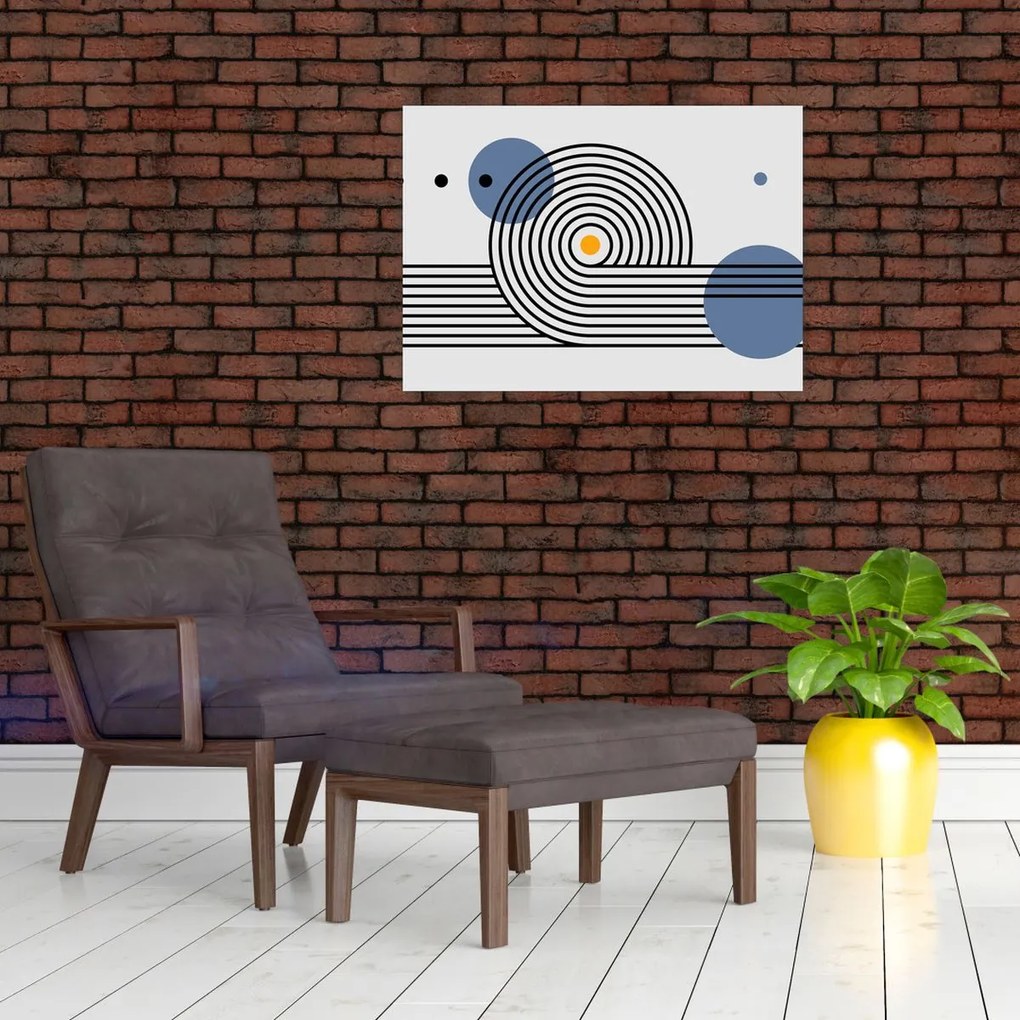 Obraz - Minimalistyczna abstrakcja N⁰1 (70x50 cm)