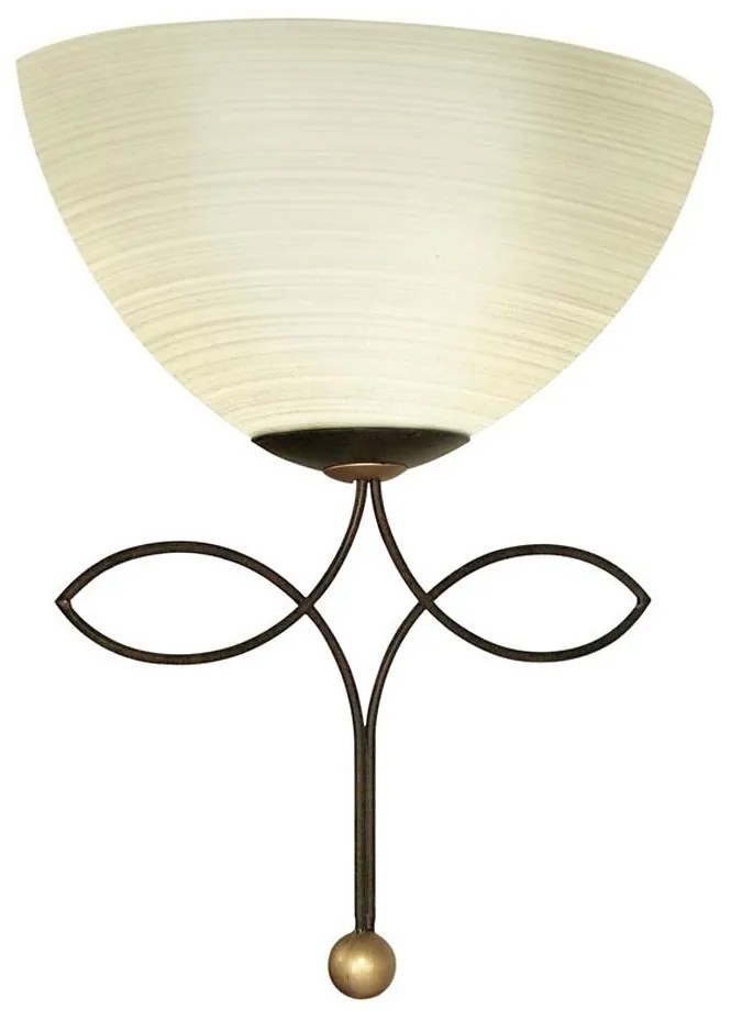 EGLO 89135 - Kinkiet BELUGA 1xE27/60W antyczny brąz