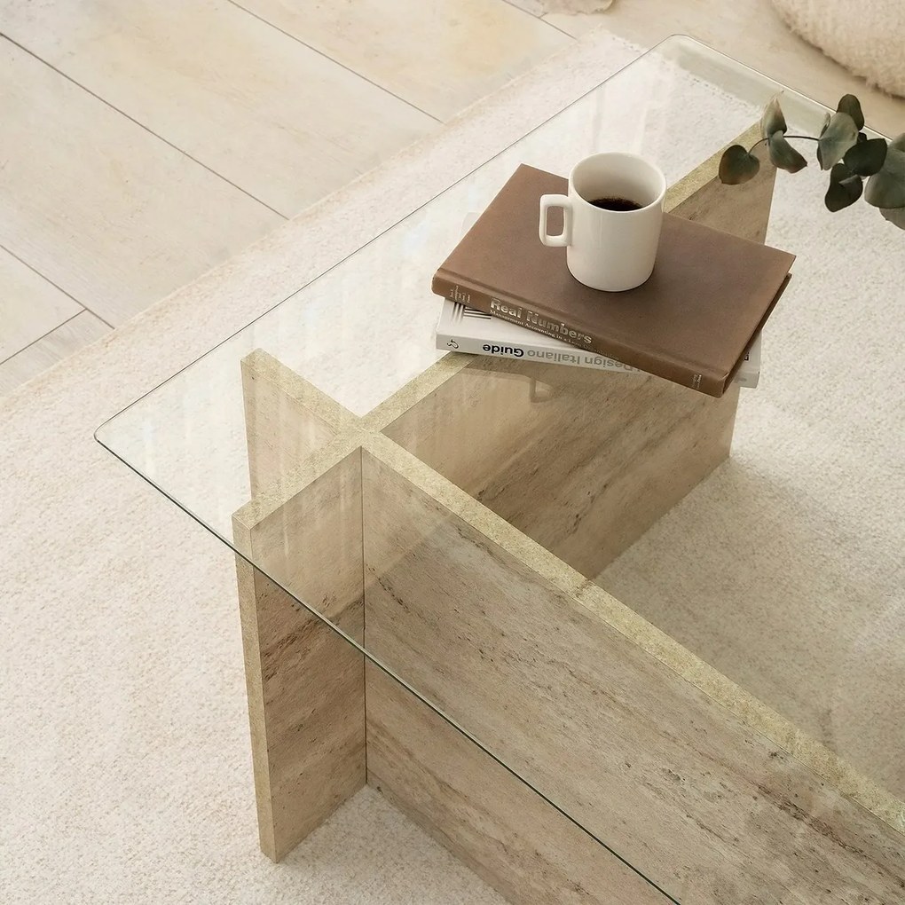 Stolik konferencyjny New Escape Travertine
